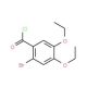2-bromo-4,5-diethoxybenzoyl chloride - chemical structure image