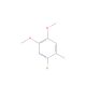 2-Bromo-4,5-dimethoxytoluene (CAS 52806-46-9) - chemical structure image