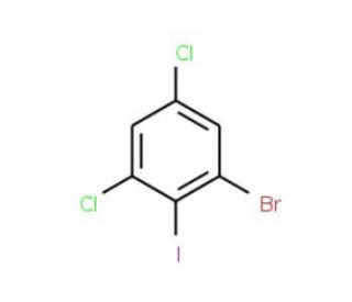 2-Bromo-4,6-dichloroiodobenzene (CAS 81067-44-9) - chemical structure image