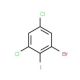 2-Bromo-4,6-dichloroiodobenzene (CAS 81067-44-9) - chemical structure image