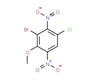 2-bromo-4-chloro-3,6-dinitrophenyl methyl ether - chemical structure image