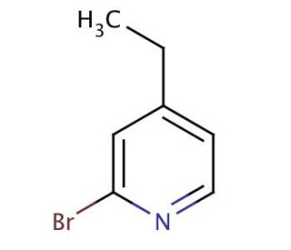 2-Bromo-4-ethylpyridine (CAS 54453-91-7) - chemical structure image