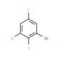2-Bromo-4-fluoro-6-chloroiodobenzene - chemical structure image