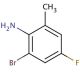 2-Bromo-4-fluoro-6-methylaniline (CAS 202865-77-8) - chemical structure image