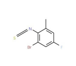 2-Bromo-4-fluoro-6-methylphenylisothiocyanate - chemical structure image