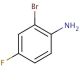 2-Bromo-4-fluoroaniline (CAS 1003-98-1) - chemical structure image