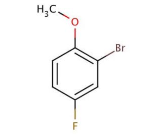 2-Bromo-4-fluoroanisole (CAS 452-08-4) - chemical structure image