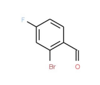 2-Bromo-4-fluorobenzaldehyde (CAS 59142-68-6) - chemical structure image