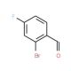 2-Bromo-4-fluorobenzaldehyde (CAS 59142-68-6) - chemical structure image