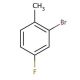 2-Bromo-4-fluorotoluene (CAS 1422-53-3) - chemical structure image