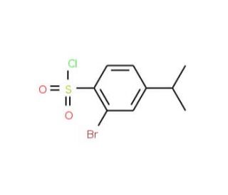 2-Bromo-4-isopropylbenzenesulfonyl chloride - chemical structure image