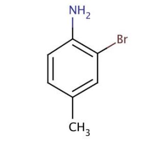 2-Bromo-4-methylaniline (CAS 583-68-6) - chemical structure image