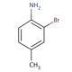 2-Bromo-4-methylaniline (CAS 583-68-6) - chemical structure image