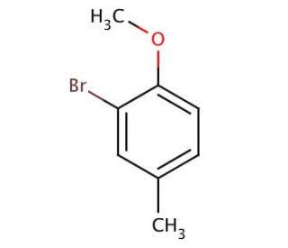 2-Bromo-4-methylanisole (CAS 22002-45-5) - chemical structure image