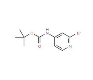 2-Bromo-4-N-Boc-aminopyridine (CAS 433711-95-6) - chemical structure image