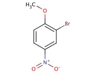 2-Bromo-4-nitroanisole (CAS 5197-28-4) - chemical structure image