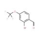 2-Bromo-4-(trifluoromethoxy)benzaldehyde (CAS 1114808-87-5) - chemical structure image