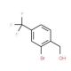 2-Bromo-4-(trifluoromethyl)benzyl alcohol (CAS 497959-33-8) - chemical structure image