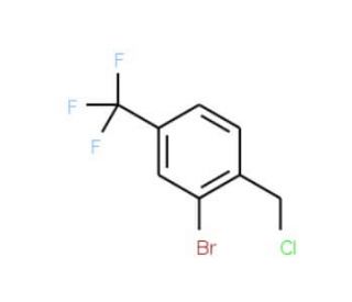 2-Bromo-4-(trifluoromethyl)benzyl chloride (CAS 480438-96-8) - chemical structure image