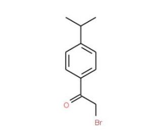 2-Bromo-4&prime;-isopropylacetophenone (CAS 51012-62-5) - chemical structure image