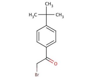 2-Bromo-4&prime;-tert-butylacetophenone (CAS 30095-47-7) - chemical structure image