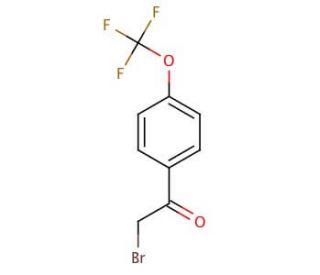 2-Bromo-4&prime;-(trifluoromethoxy)acetophenone (CAS 103962-10-3) - chemical structure image