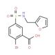 2-bromo-5-{[(2-furylmethyl)amino]sulfonyl}benzoic acid - chemical structure image