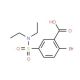 2-bromo-5-[(diethylamino)sulfonyl]benzoic acid - chemical structure image