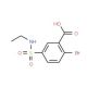 2-bromo-5-[(ethylamino)sulfonyl]benzoic acid - chemical structure image