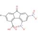 2-Bromo-5,7-dinitro-4-carboxylic acid-9-fluorenone - chemical structure image