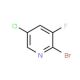 2-Bromo-5-chloro-3-fluoropyridine (CAS 514797-97-8) - chemical structure image
