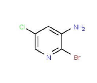 2-Bromo-5-chloropyridin-3-amine (CAS 90902-83-3) - chemical structure image