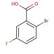 2-Bromo-5-fluorobenzoic acid (CAS 394-28-5) - chemical structure image