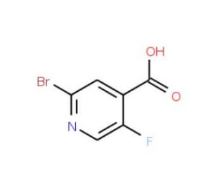 2-Bromo-5-fluoropyridine-4-carboxylic acid (CAS 885588-12-5) - chemical structure image