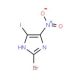 2-Bromo-5-iodo-4-nitro-1H-imidazole (CAS 862895-48-5) - chemical structure image