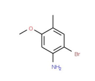 2-Bromo-5-methoxy-4-methylaniline - chemical structure image