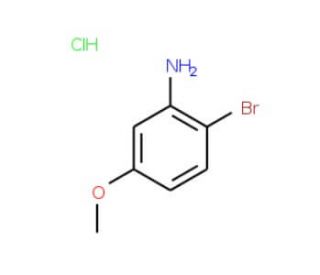 2-Bromo-5-methoxyaniline HCl (CAS 129968-11-2) - chemical structure image