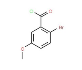 2-bromo-5-methoxybenzene-1-carbonyl chloride (CAS 56658-04-9) - chemical structure image