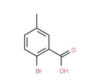 2-Bromo-5-methylbenzoic acid (CAS 6967-82-4) - chemical structure image