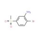 2-Bromo-5-methylsulfonylaniline - chemical structure image