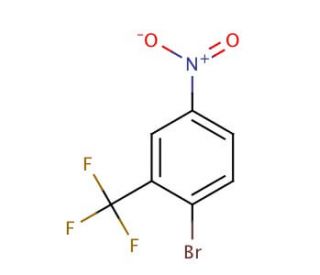 2-Bromo-5-nitrobenzotrifluoride (CAS 367-67-9) - chemical structure image