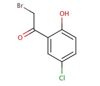 2-Bromo-5&prime;-chloro-2&prime;-hydroxyacetophenone (CAS 52727-99-8) - chemical structure image