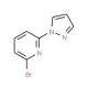 2-Bromo-6-(1H-pyrazol-1-yl)pyridine (CAS 123640-41-5) - chemical structure image