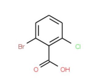 2-Bromo-6-chlorobenzoic acid (CAS 93224-85-2) - chemical structure image