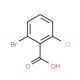 2-Bromo-6-chlorobenzoic acid (CAS 93224-85-2) - chemical structure image