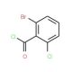 2-Bromo-6-chlorobenzoyl chloride (CAS 116529-65-8) - chemical structure image