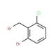 2-Bromo-6-chlorobenzyl bromide (CAS 75002-98-1) - chemical structure image