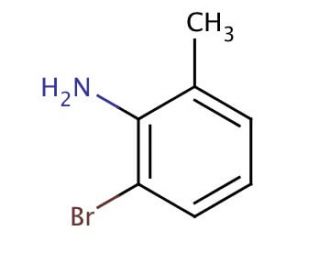 2-Bromo-6-methylaniline (CAS 53848-17-2) - chemical structure image
