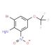 2-Bromo-6-nitro-4-(trifluoromethoxy)aniline (CAS 886499-21-4) - chemical structure image