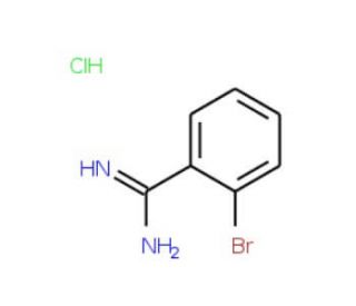 2-Bromo-benzamidine hydrochloride (CAS 92622-81-6) - chemical structure image